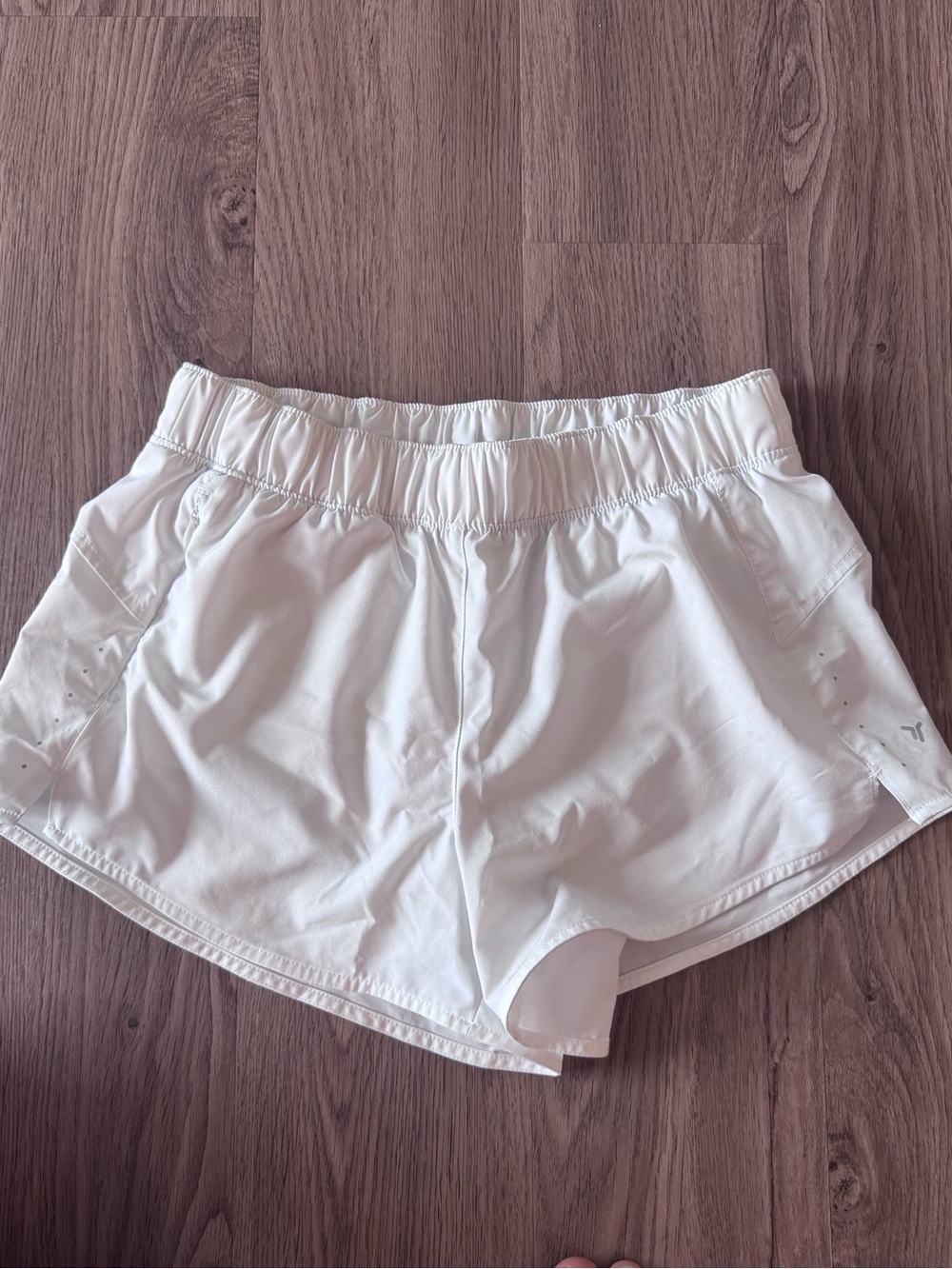 White Women's Athletic Shorts